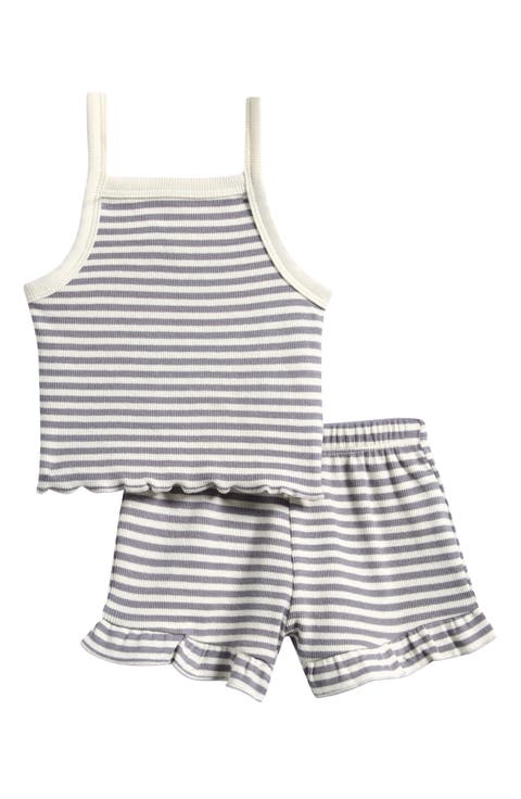 Evie Stripe Tank & Shorts Set (Baby)