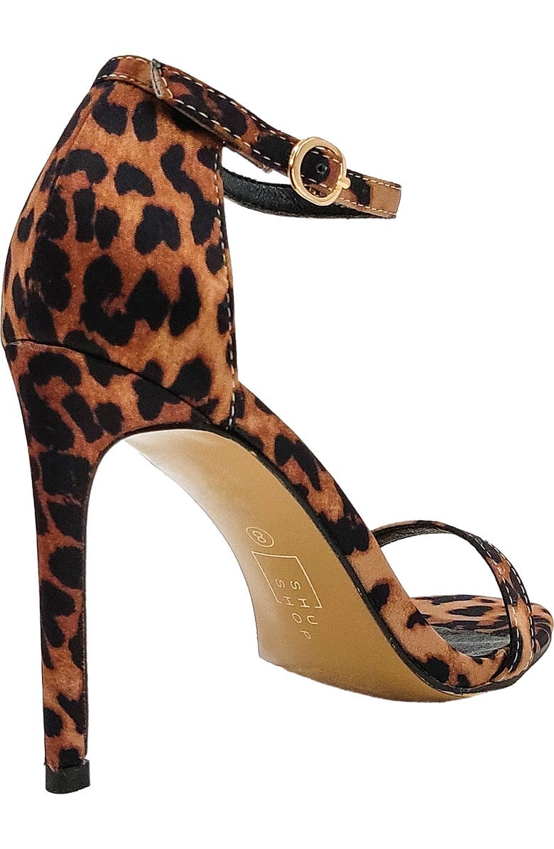SHUSHOP Franca Sandal, Alternate, color, Leopard Satin