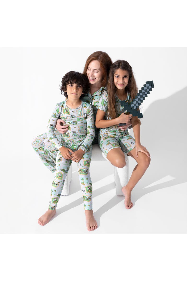 Kids' Minecraft Overworld Dreams Set of 2 Piece Pajamas, Alternate, color, Minecraft Overworld Dreams