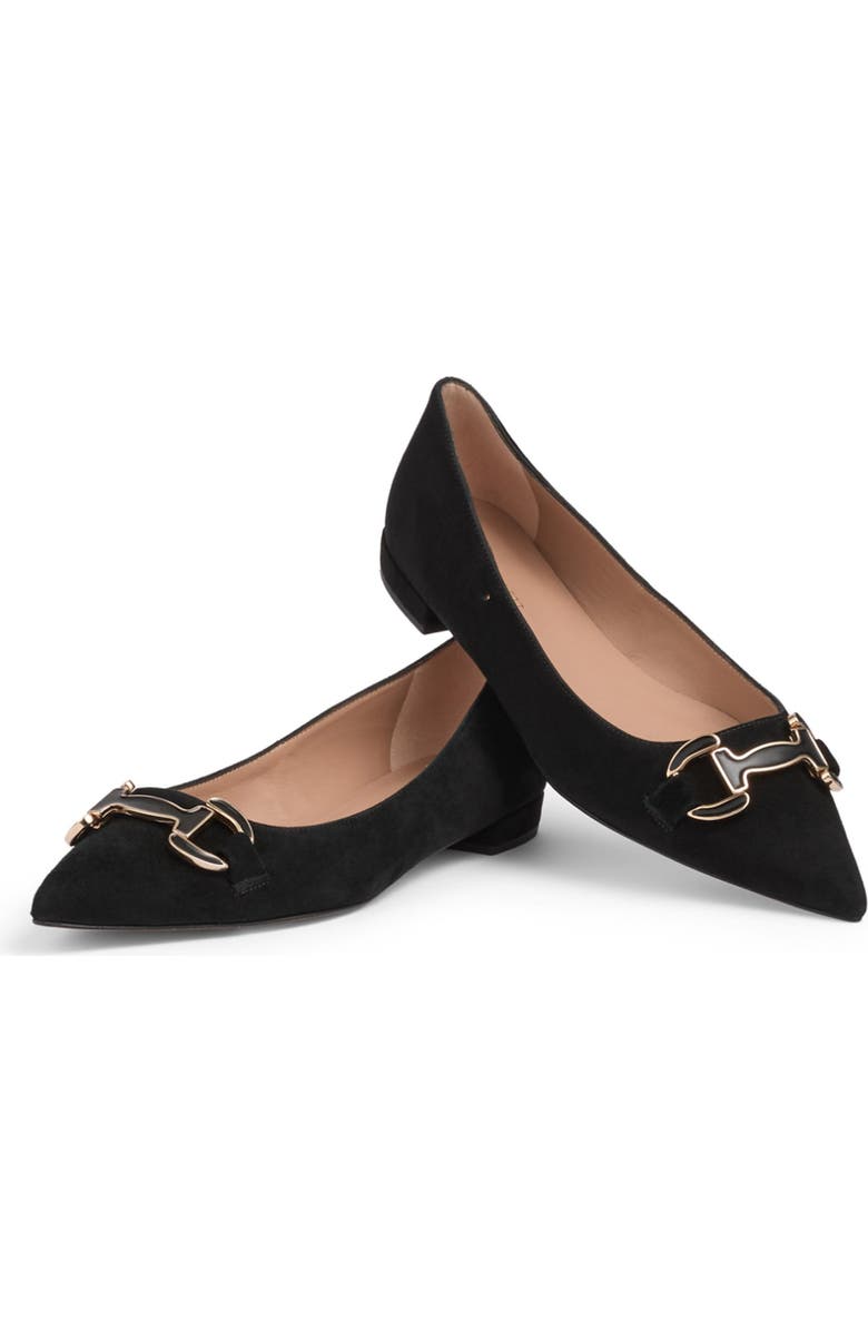 LK Bennett Natalya Pointed Toe Flat, Alternate, color,