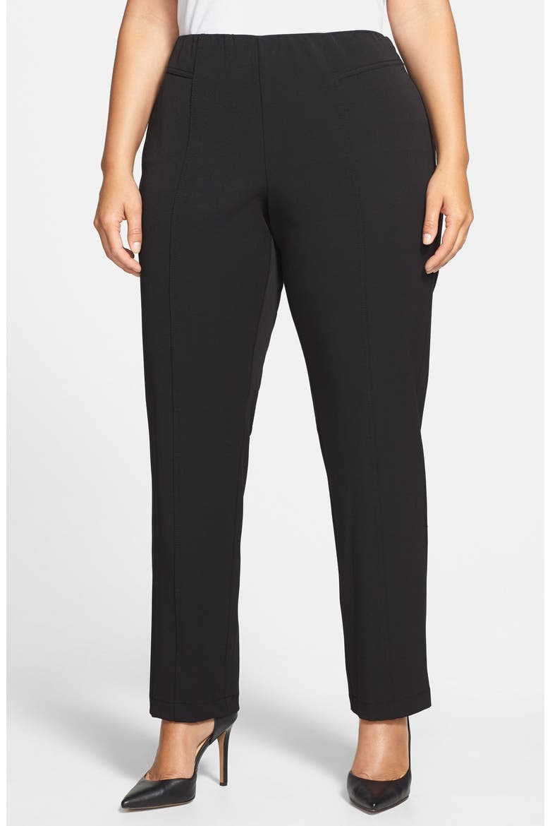 Seam Detail Pants, Main, color, RICH BLACK