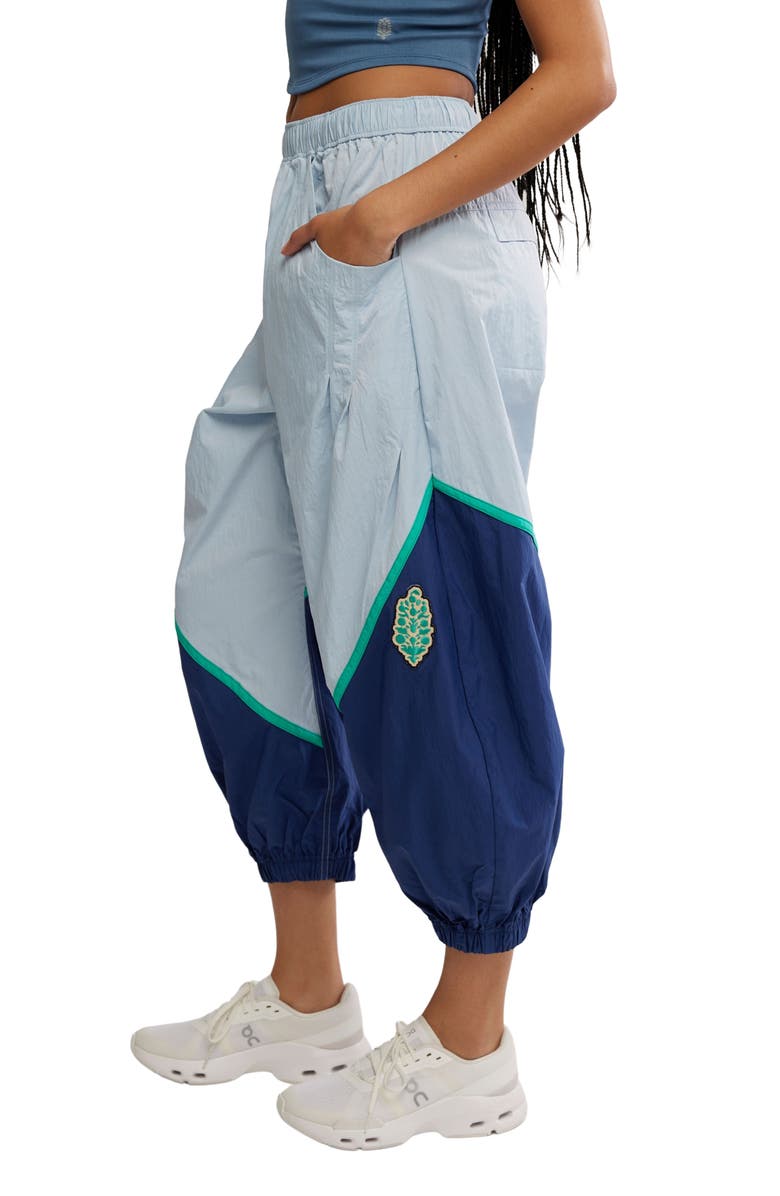 Free People FP Movement Freeflow Colorblock Joggers, Alternate, color, Baseline Blue