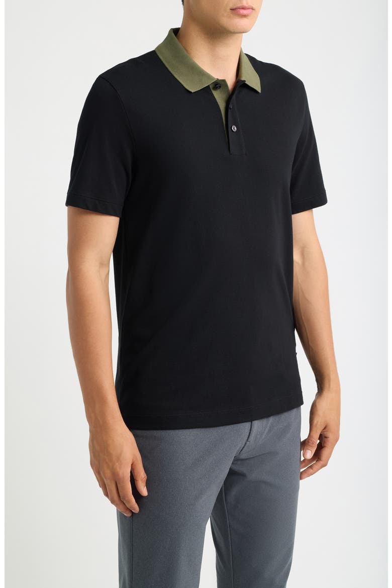 Parlay Cotton Polo, Alternate, color, BLACK