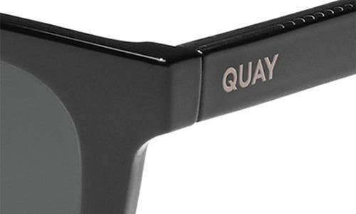 Quay Game Over 49mm Square Sunglasses In Black