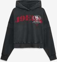 FANATICS Women's Fanatics Black San Francisco 49ers Counter Run Pullover Hoodie