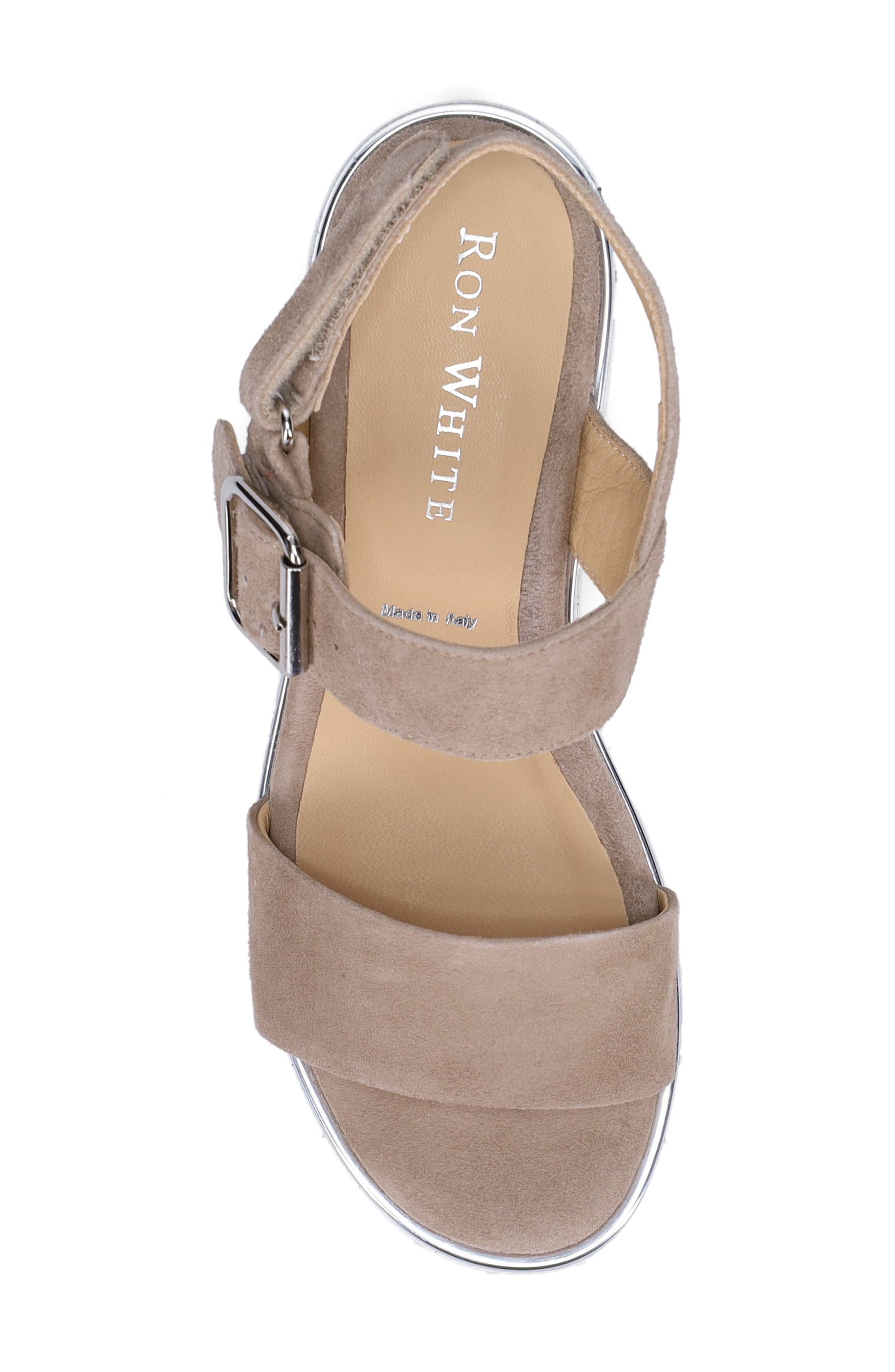 Ron White Elaria Ankle Strap Sandal, Alternate, color, Porcini