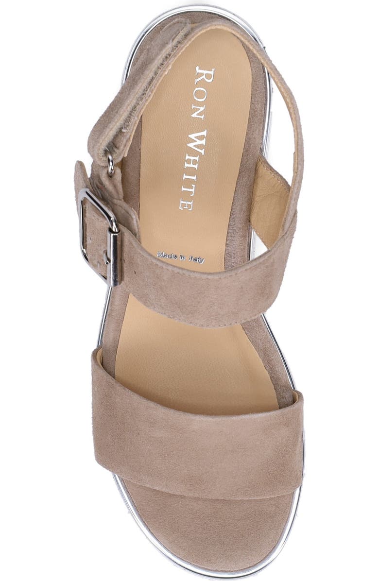 Ron White Elaria Ankle Strap Sandal, Alternate, color, Porcini