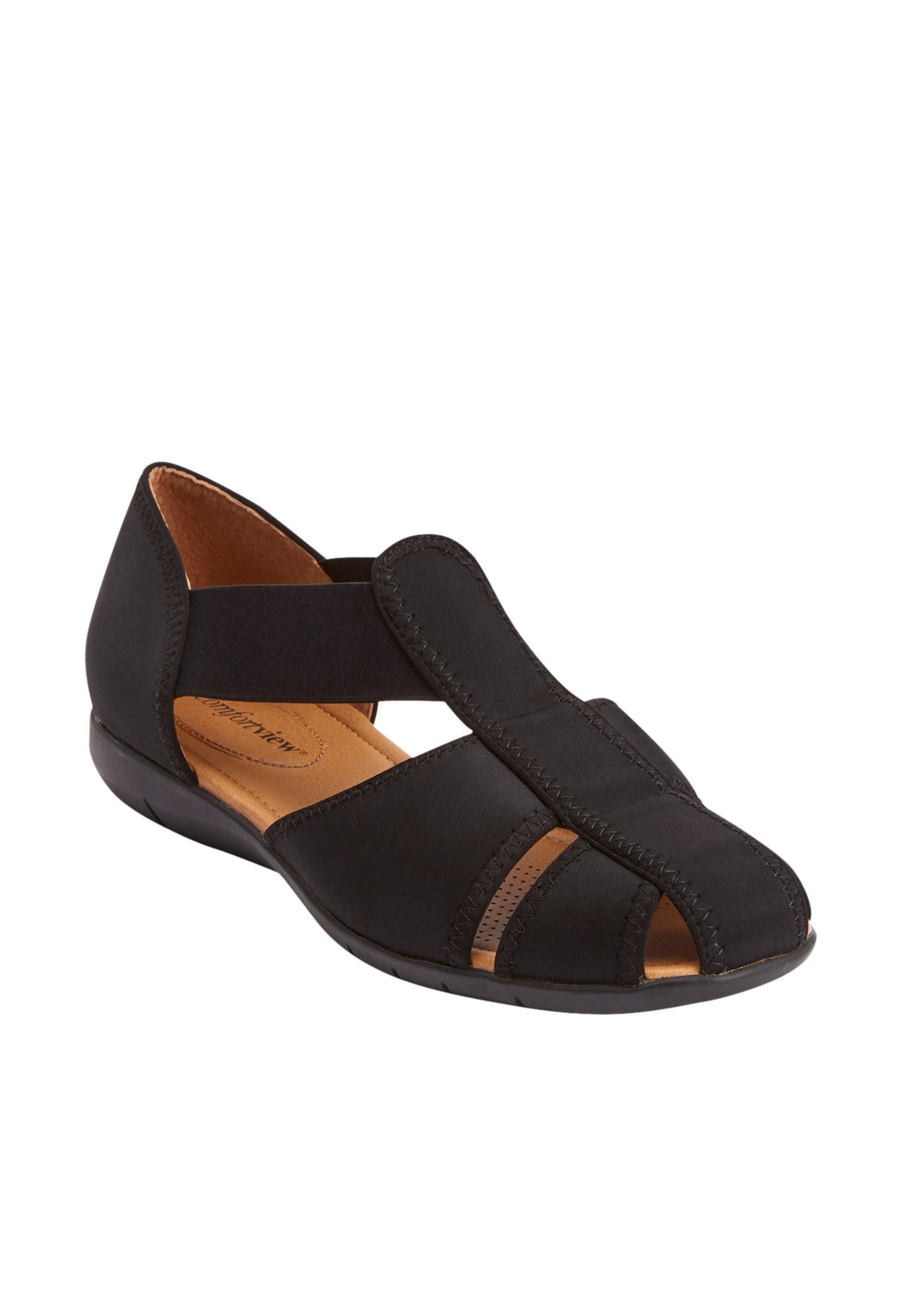 Comfortview The Cheryl Flat, Main, color, Black