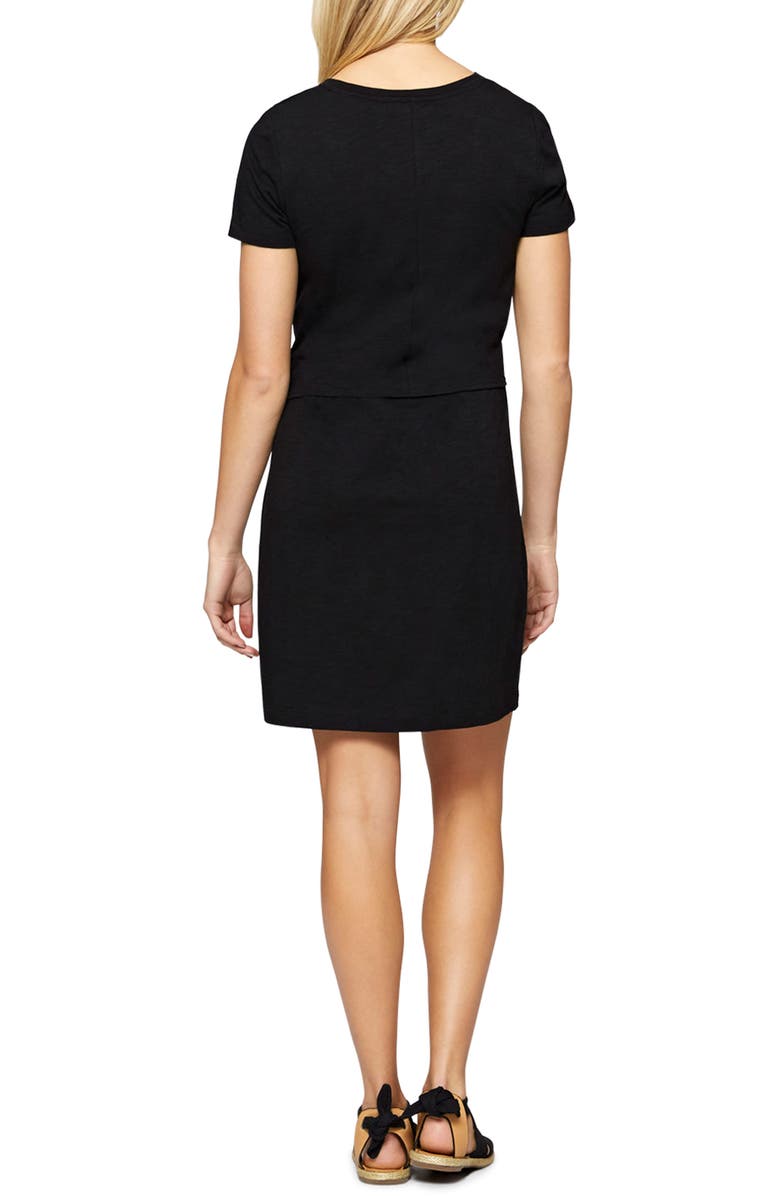 Sanctuary Juno Tie Waist T-Shirt Dress, Alternate, color, 