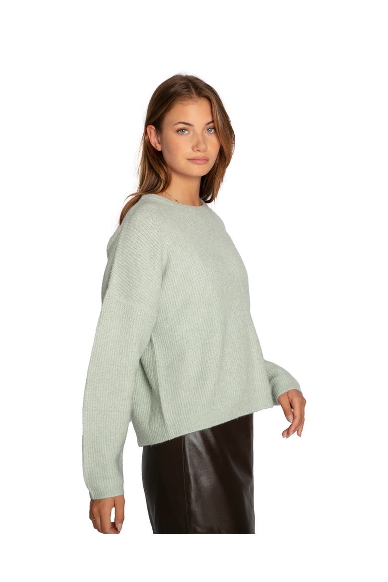Wrap Me Up Scarf Sweater, Alternate, color, Light/Pastel Green