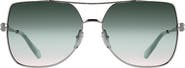 Kendra Scott Davie 60mm Gradient Aviator Sunglasses