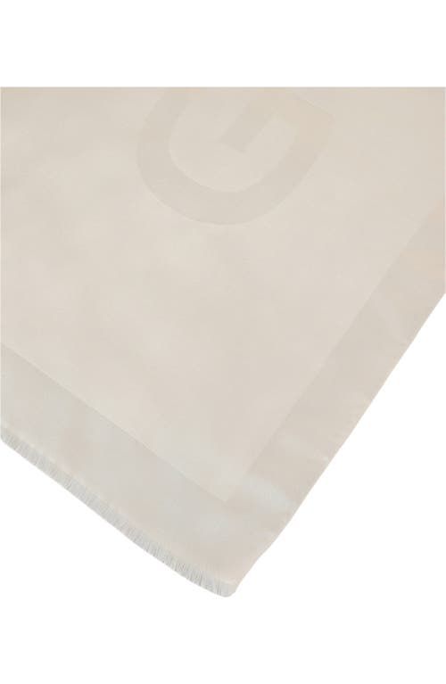 Givenchy 4g Reversible Wool Scarf In Neutral