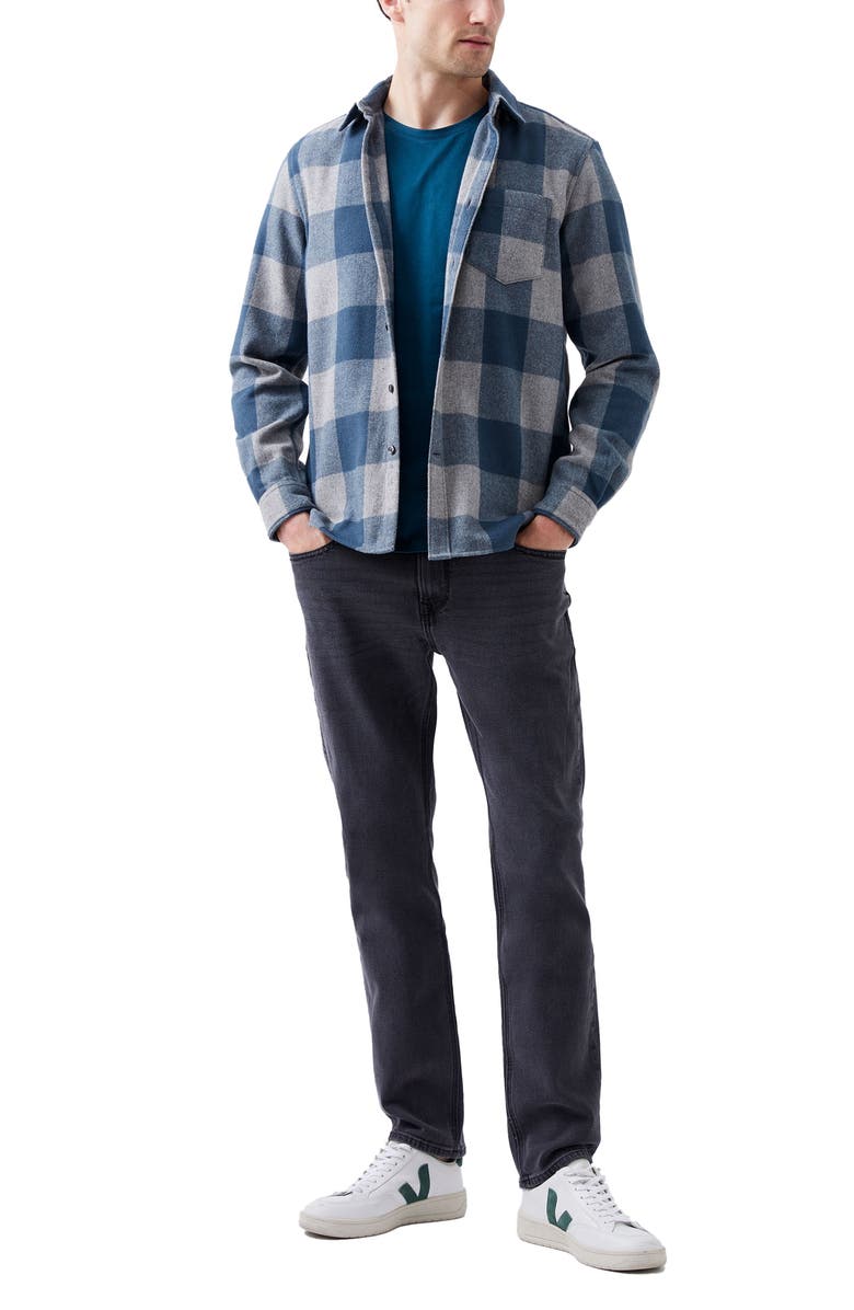 French Connection Neve Check Flannel Button-Up Shirt, Alternate, color, 