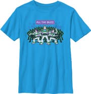 Toy Story 5 Boy's Toy Story 5 All The Buzz Clones Graphic T-Shirt