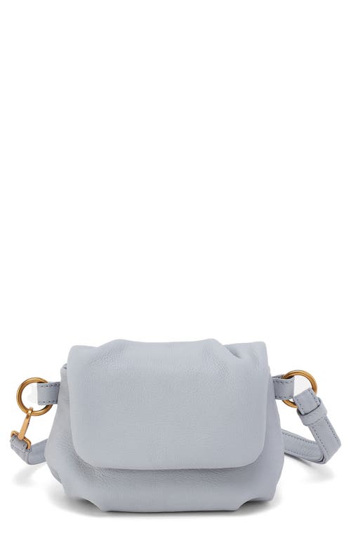 Hobo Harley Leather Crossbody Sling Bag In Blue Pearl