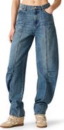 Steve Madden Austin Seamed High Waist Wide Leg Jeans