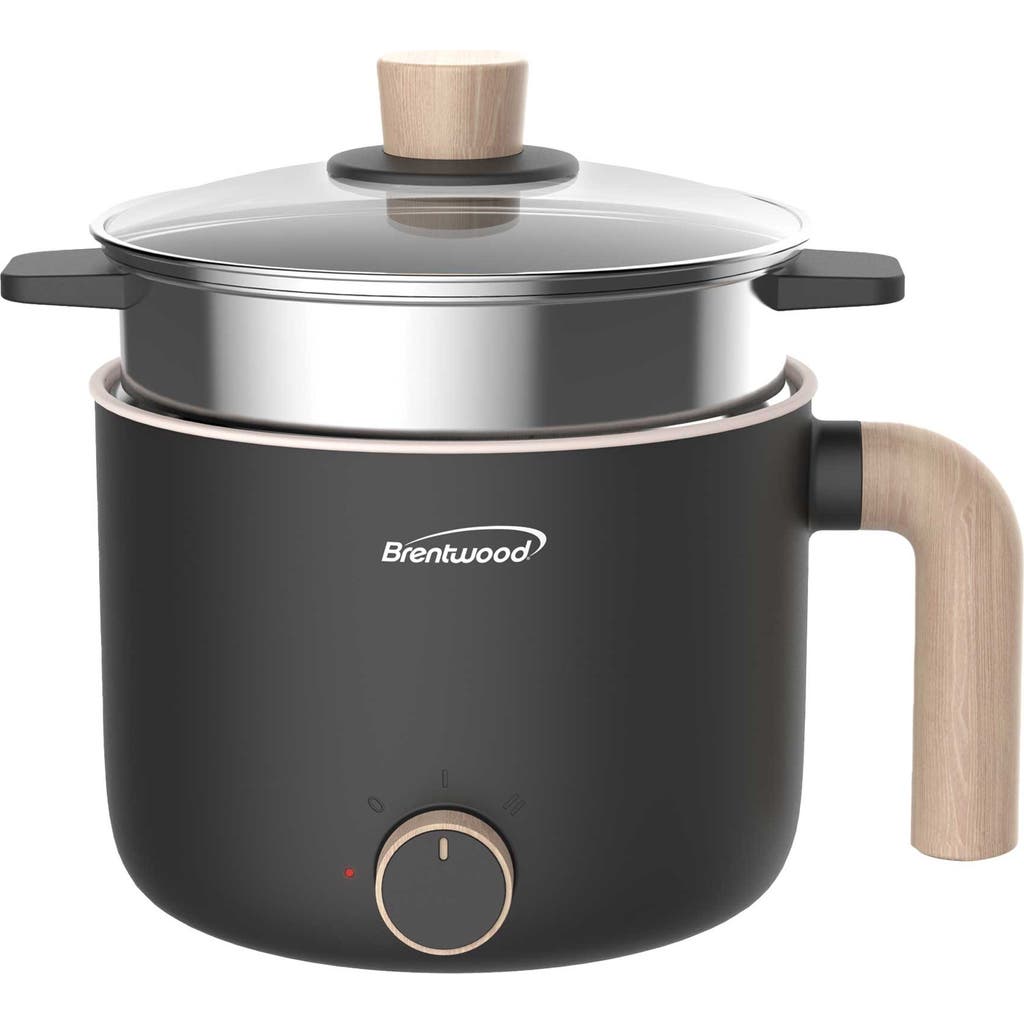Brentwood 1.5 L Multi-function Electric Hot Pot Cooker In Black