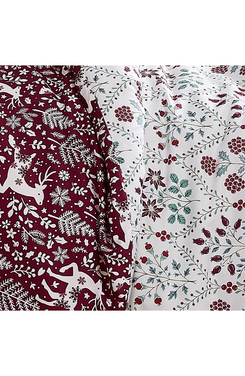 SOUTHSHORE FINE LINENS Holiday Harmony Oversize Comforter Set, Alternate, color, Holiday Harmony