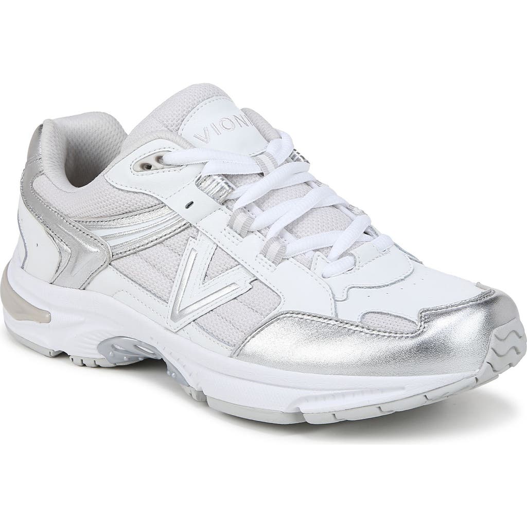 Vionic 23Walk 2.0 Sneaker in White/Silver  product