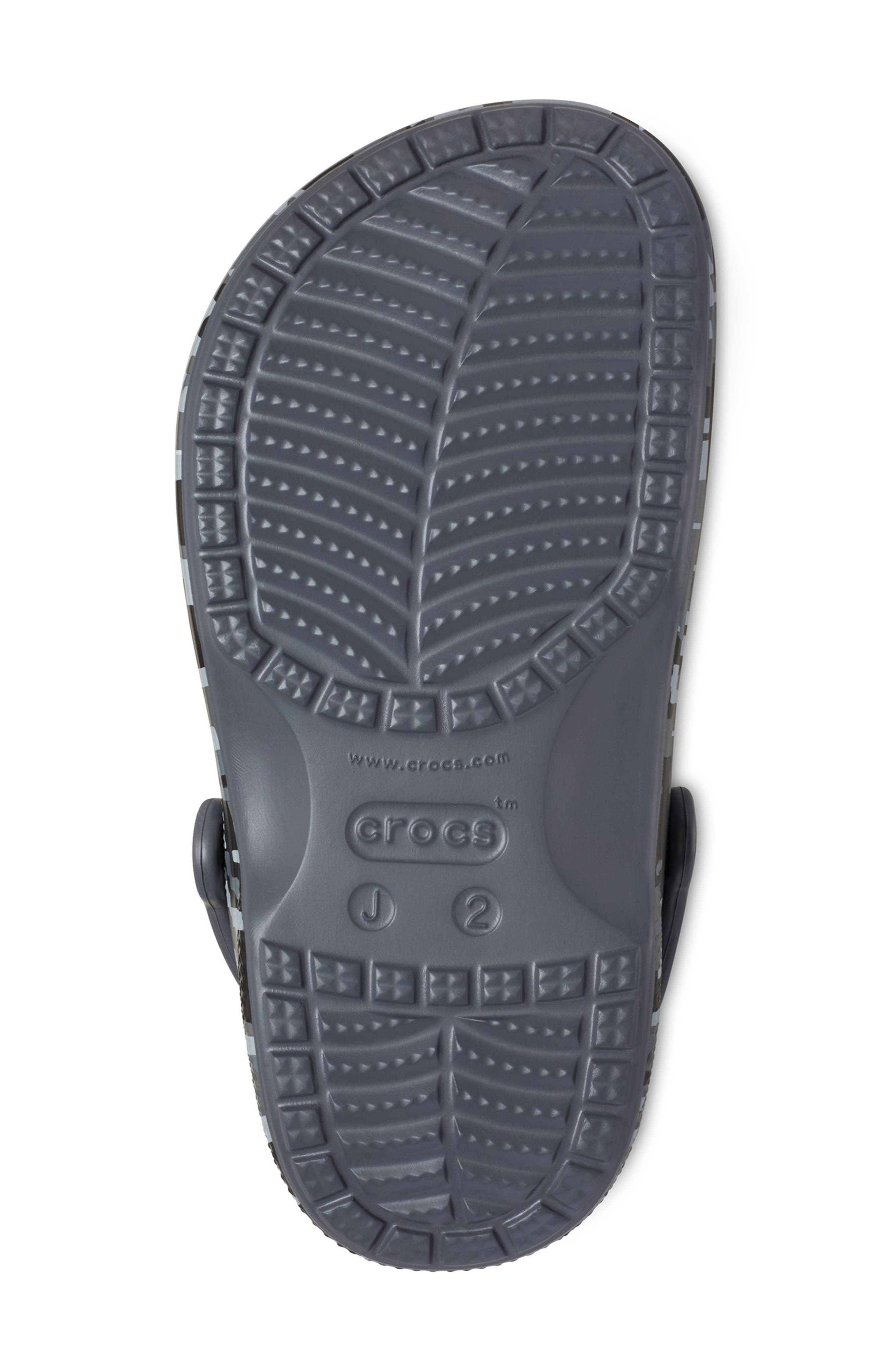 Kids' Baya Print Clog, Alternate, color, CHARCOAL/CHARCOAL
