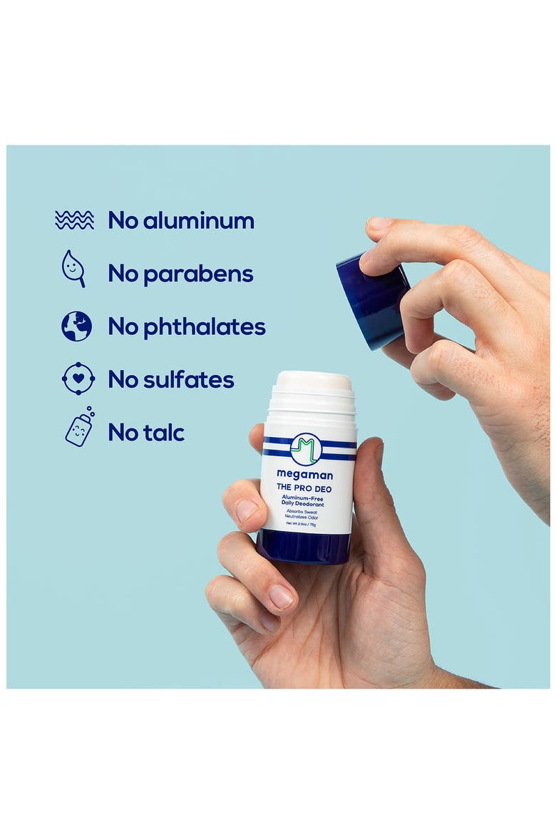 Megaman The Pro Deo Deodorant, Alternate, color, NO COLOR