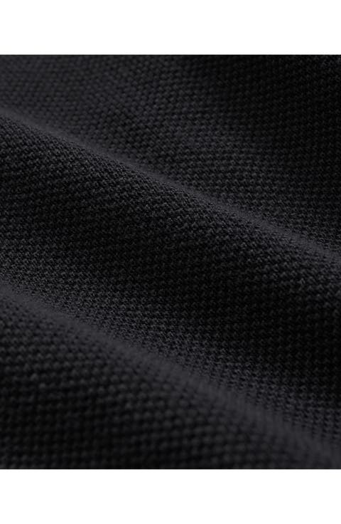 Supima Cotton Piqué Quarter Zip Sweater