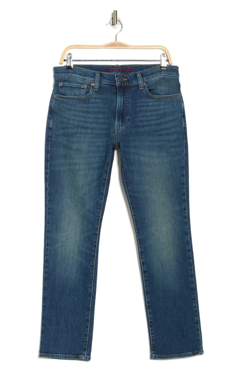 Lucky Brand 121 Slim Straight Jeans, Alternate, color, Deadwood