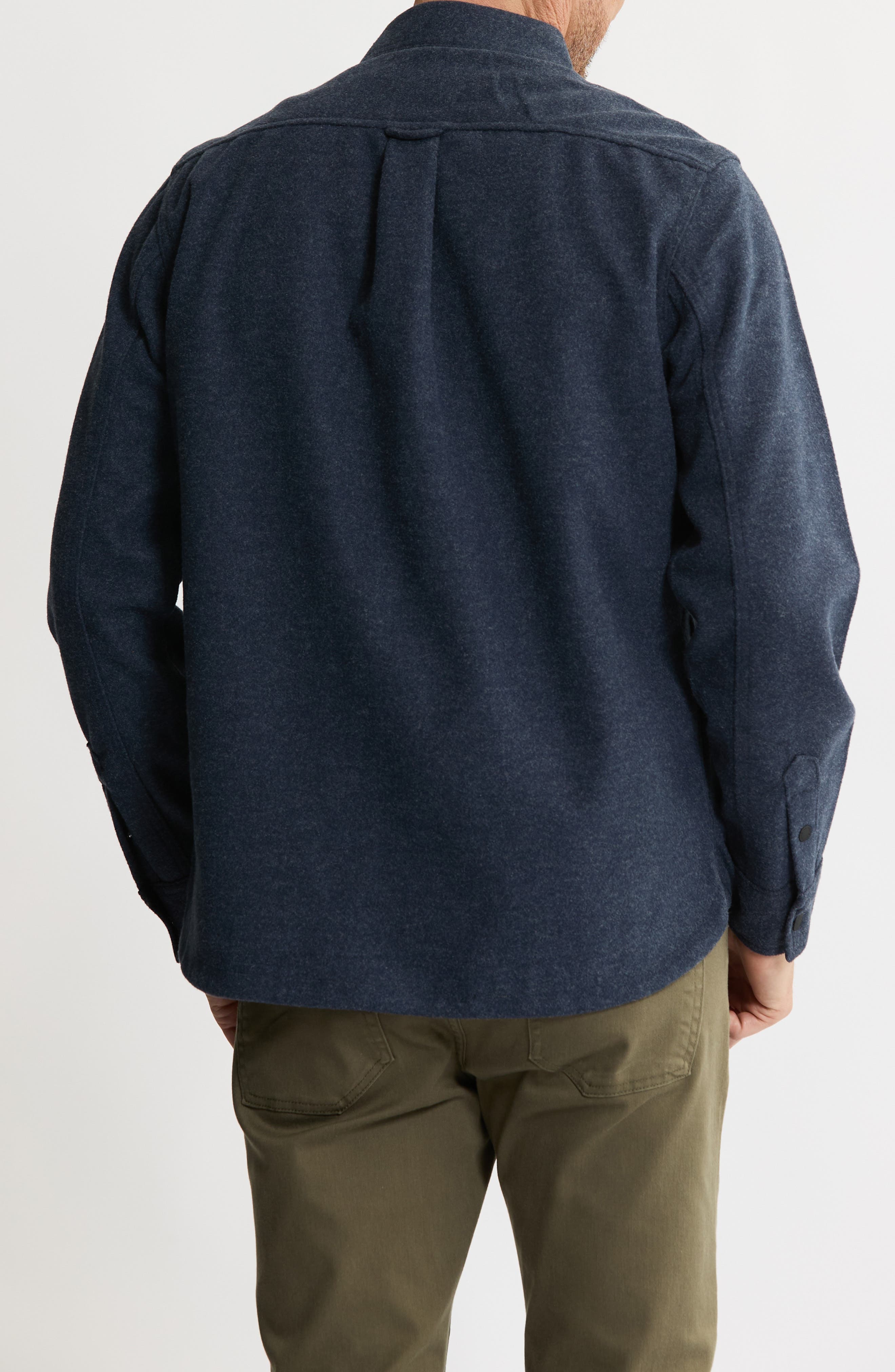 Brushed Knit Shirt Jacket - image 2