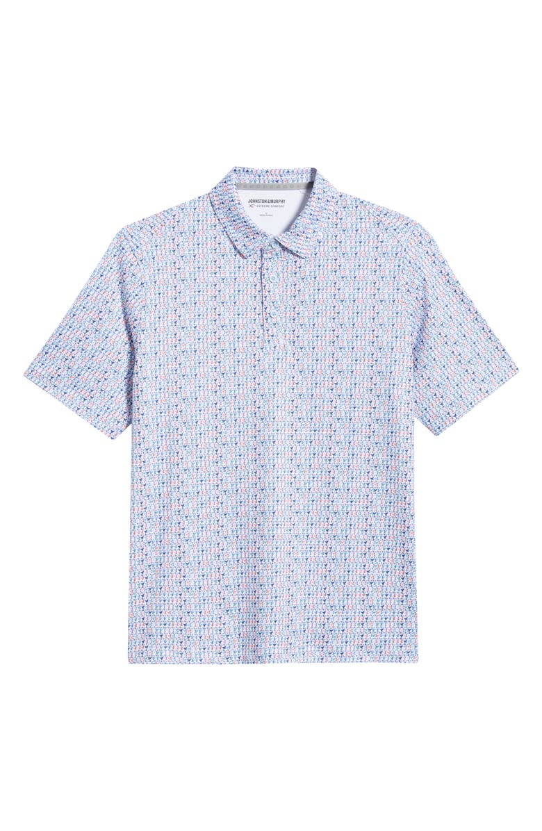 Johnston & Murphy XC+<sup>™</sup> Apex Performance Polo, Alternate, color, Blue Martini