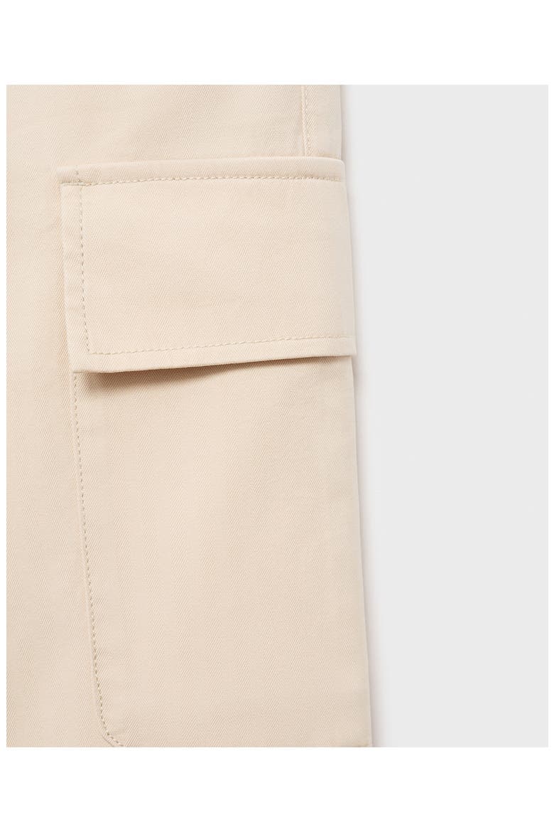 Cotton Blend Cargo Pants, Alternate, color, BEIGE