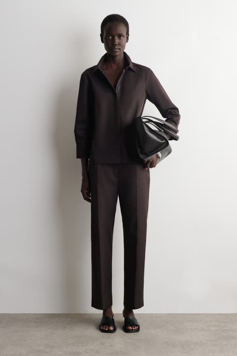 Embroidered Cotton Pants