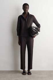 COS Embroidered Cotton Pants