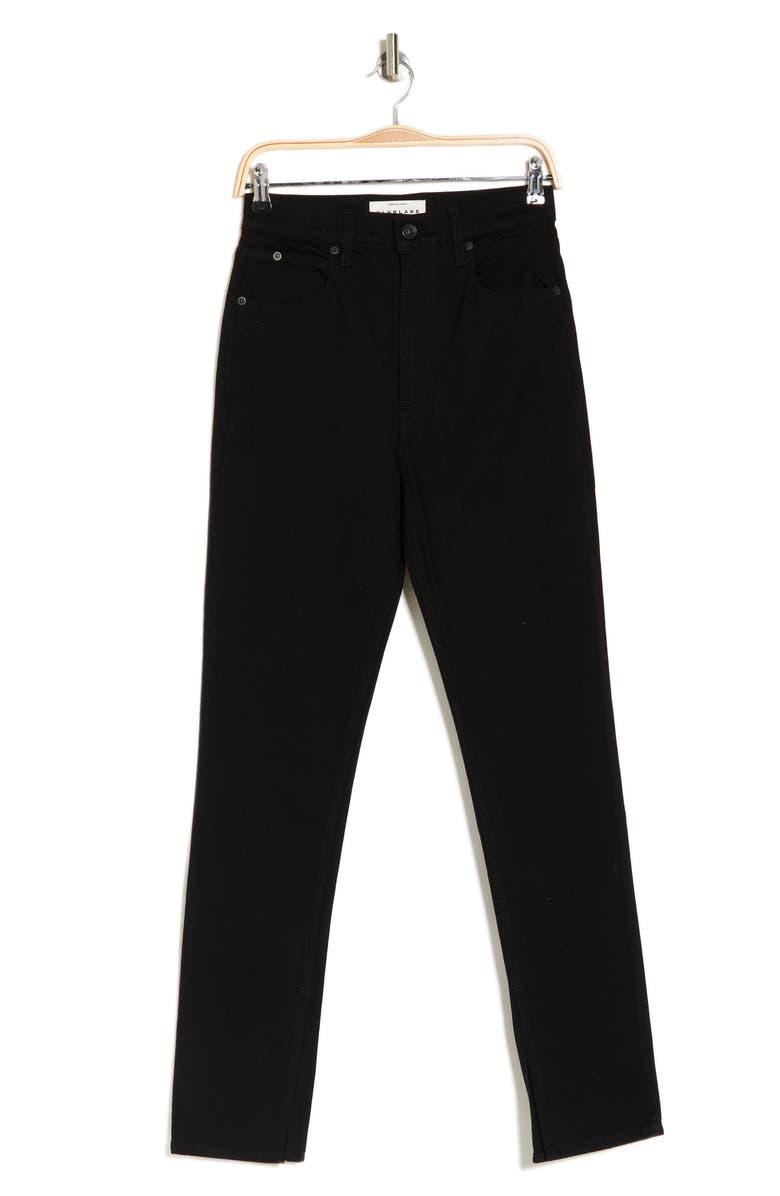 SLVRLAKE Beatnik High Waist Split Ankle Straight Leg Jeans, Alternate, color, 