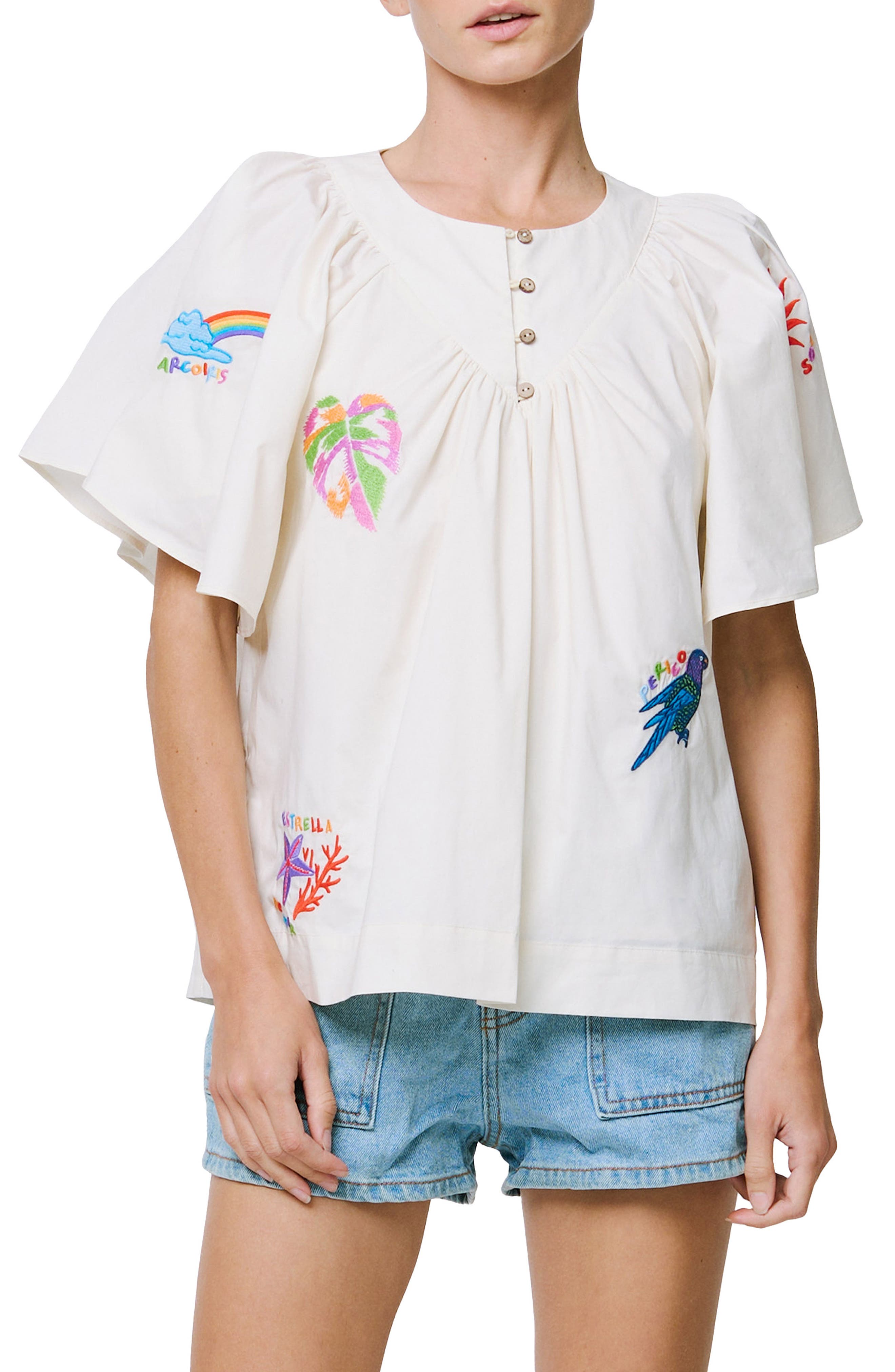 CIEBON Nathalie Woven Top