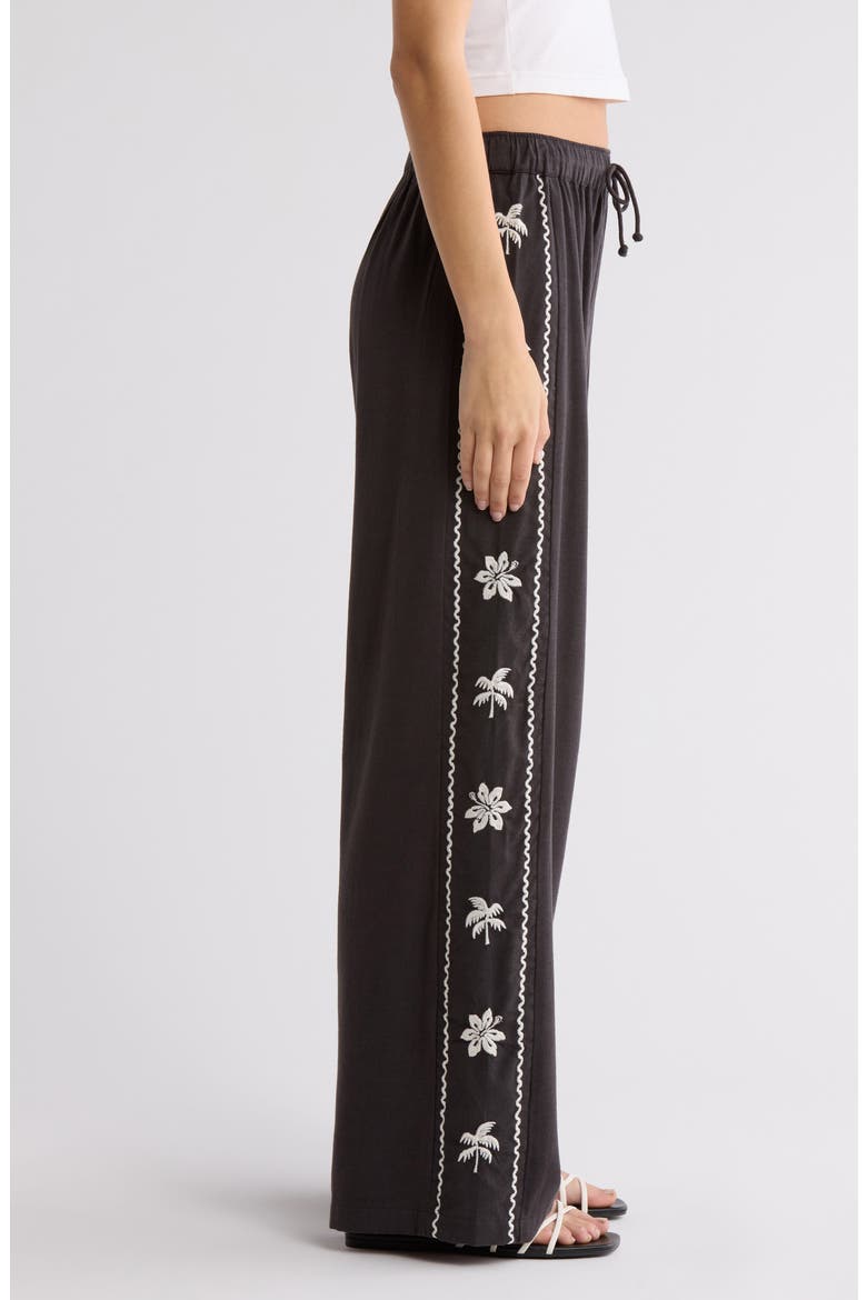 Days End Cotton Blend Drawstring Pants, Alternate, color, BLACK SANDS