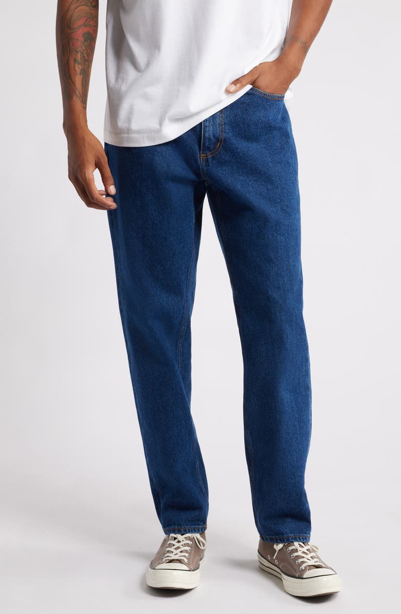 Obey Bender Relaxed Jeans, Main, color, Stonewash Indigo
