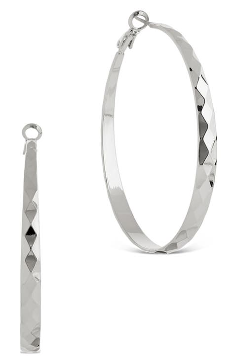Fatima Textured Hoop Earrings