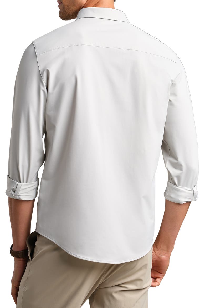 Commuter Classic Fit Stretch Button-Up Shirt, Alternate, color, GRAY STONE OXFORD