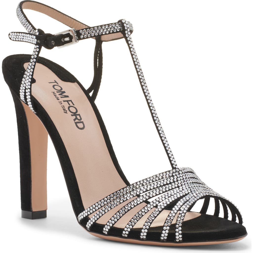 Tom Ford Jerry Crystal T-strap Sandal