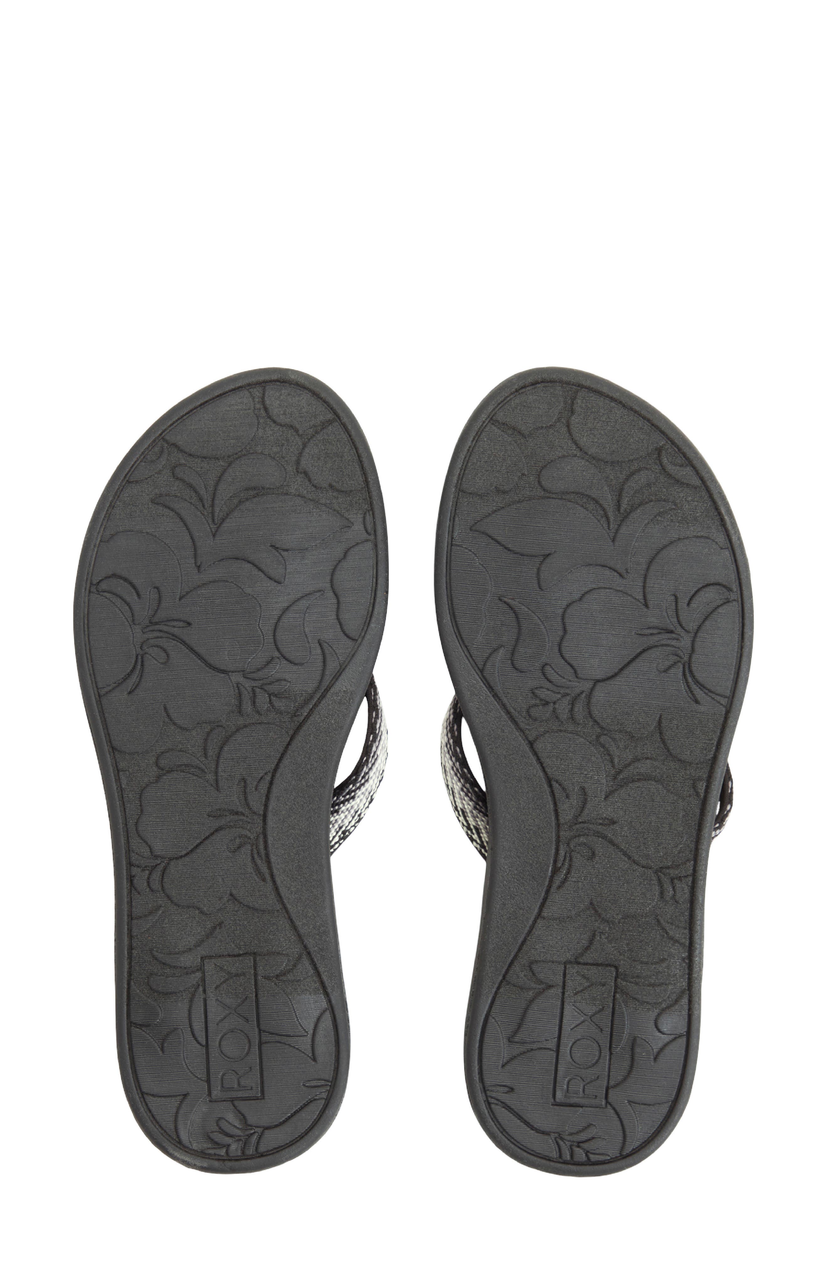 Roxy Gianna II Flip Flop, Alternate, color, Grey Multi