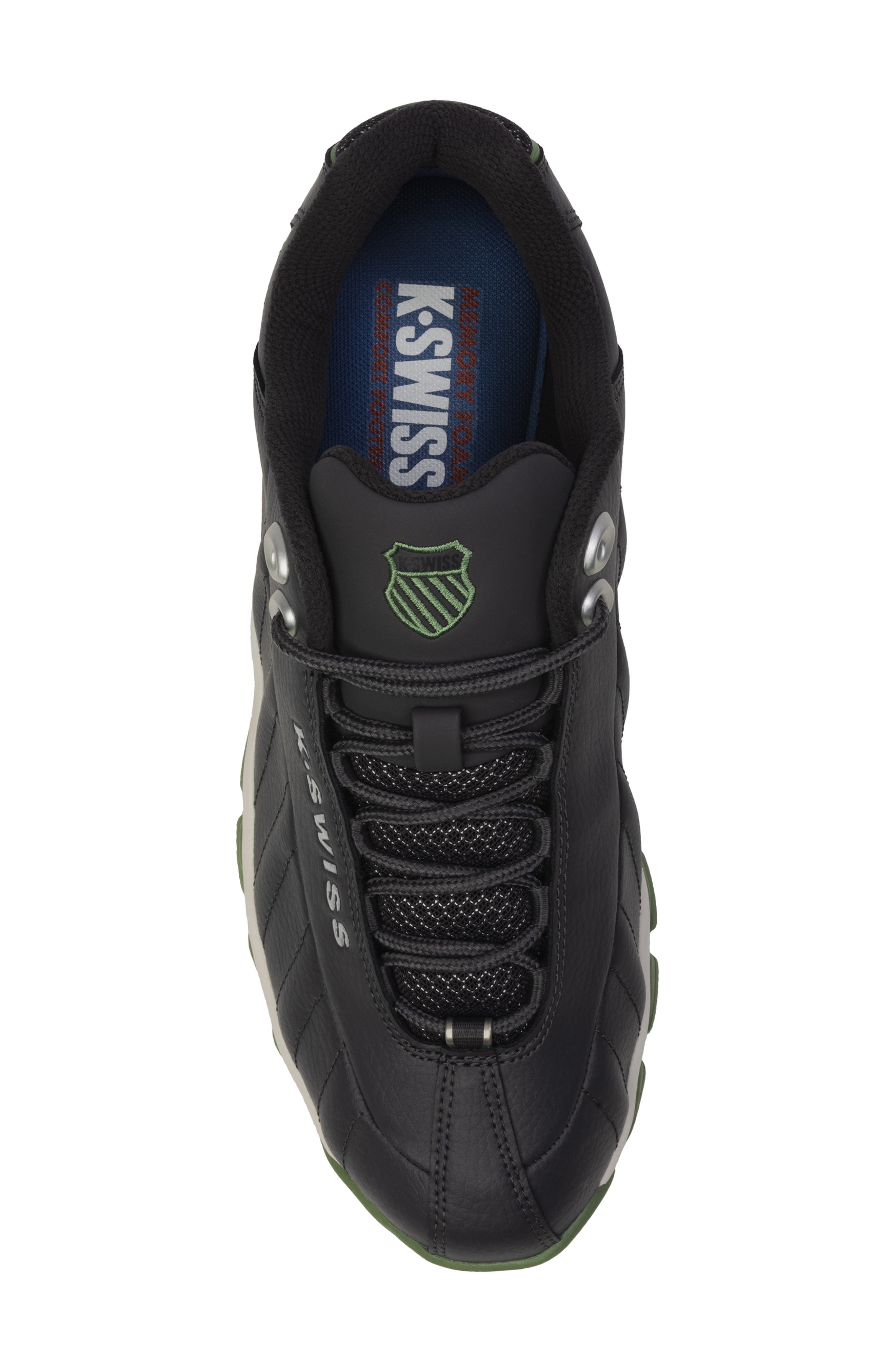 K-Swiss ST329 CMF Sneaker, Alternate, color, Asphalt/ Blanc/ Watercress