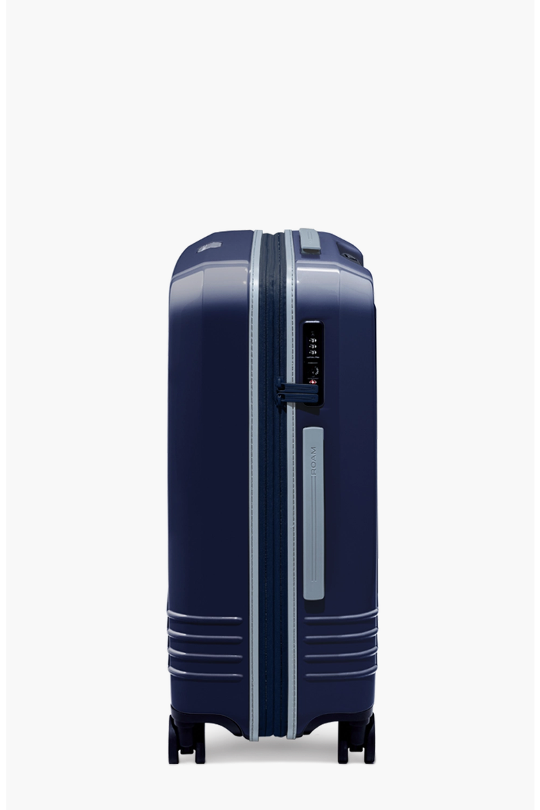 Check-In Expandable Luggage, Alternate, color, Navy Gloss / Slate Trim