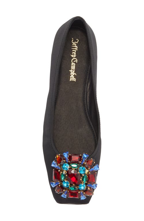 Jeffrey Campbell Ornate Flat In Black