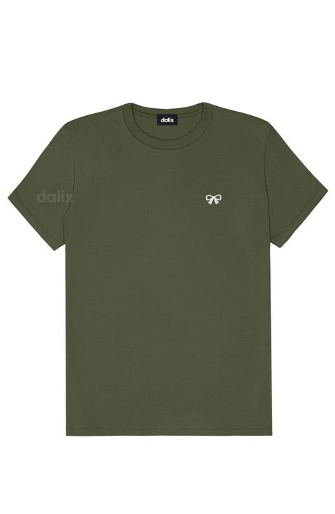 Womens Bow Jersey Tee