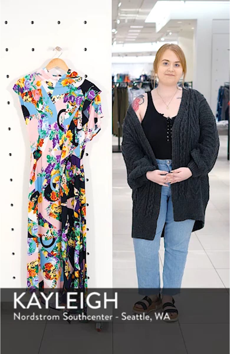 Cowl Back Midi Dress, sales video thumbnail