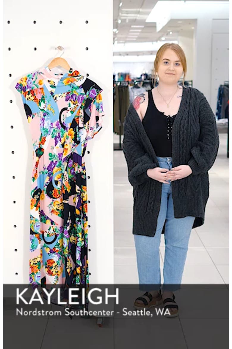 Cowl Back Midi Dress video