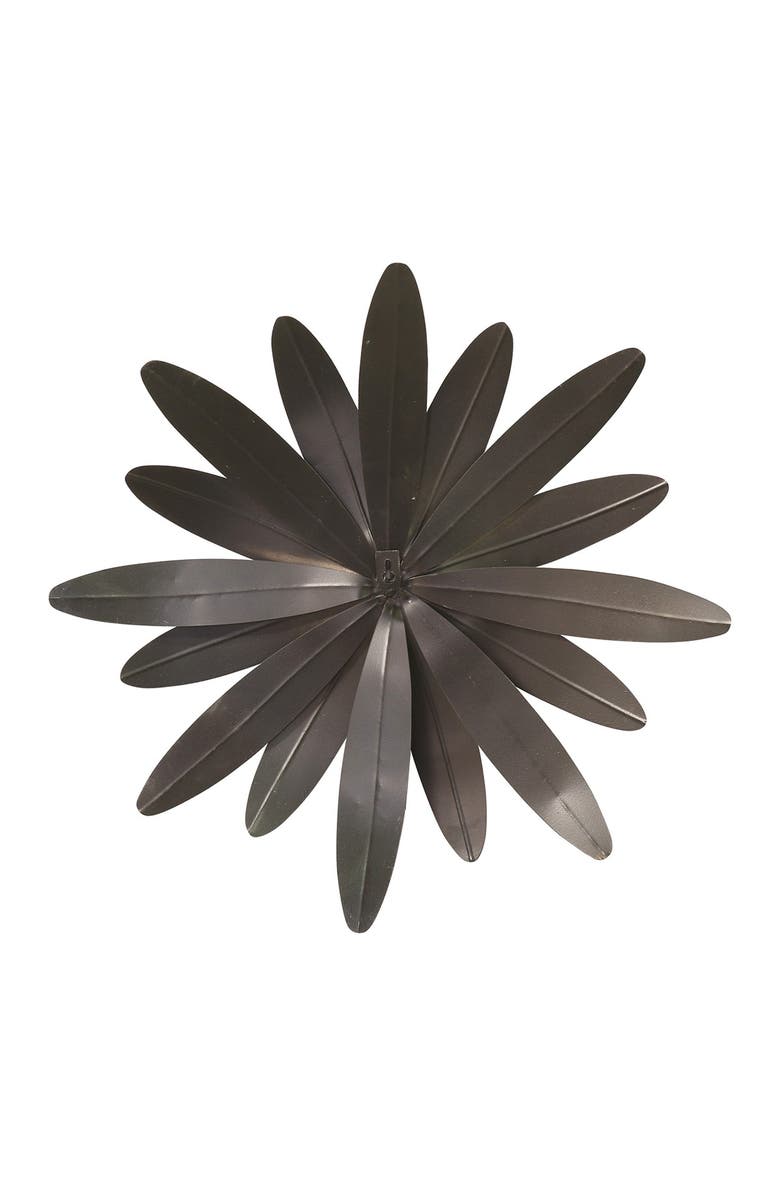 STRATTON HOME DECOR Industrial Flower Metal Wall Decor, Alternate, color, 