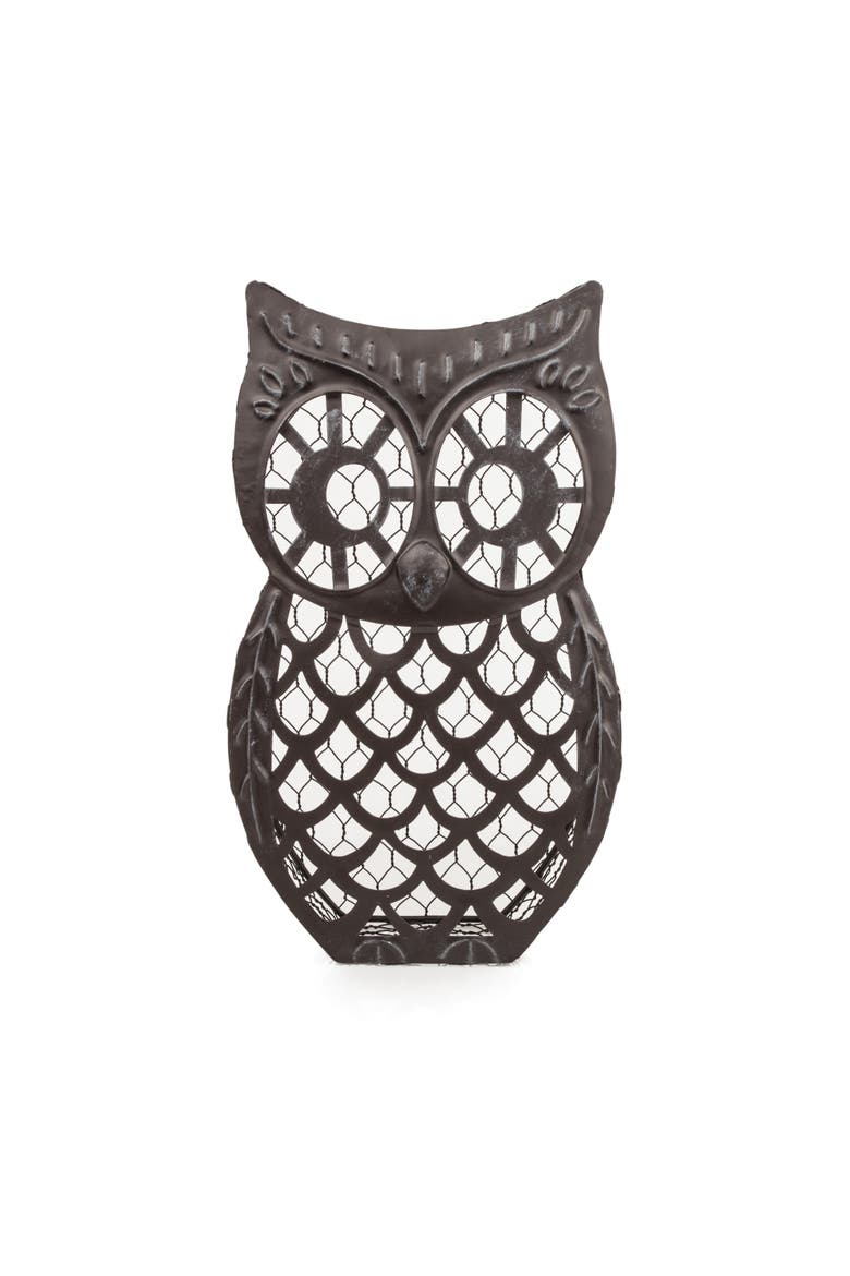 Wise Owl Cork Holder, Main, color, Black