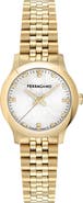 FERRAGAMO Duo Diamond Bracelet Watch, 28mm