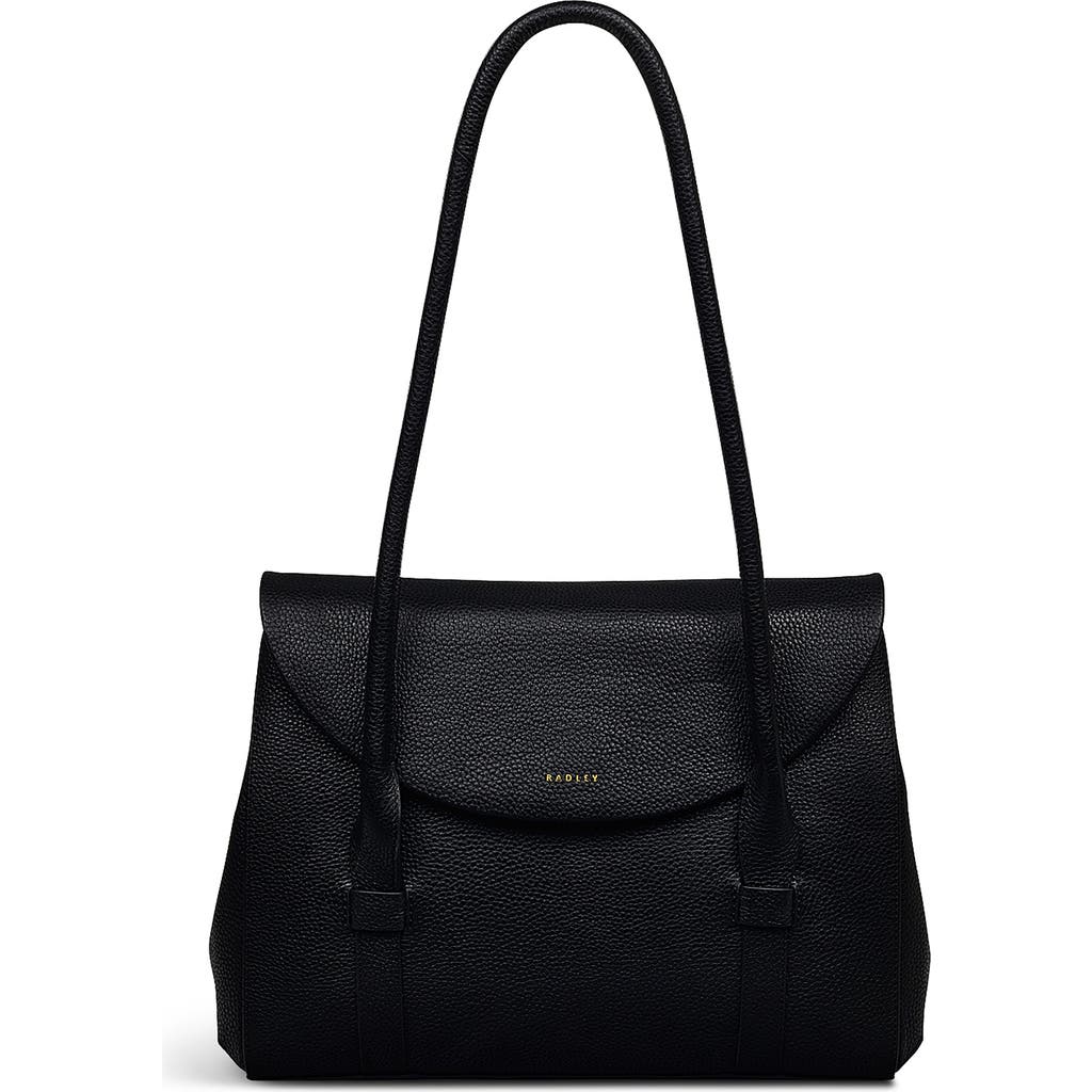 Radley Briar Hill Medium Flapover Shoulder Bag In Black